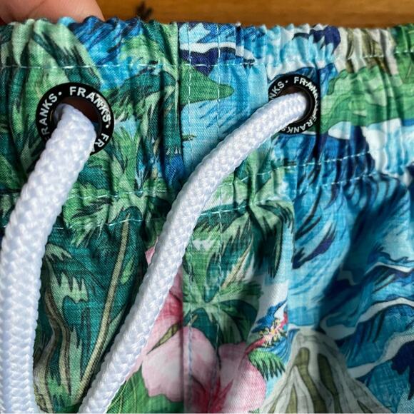 FRANKS Mens $89 Volcano Oahu Swim Shorts Trunk Suit XL NWOT - Picture 4 of 12